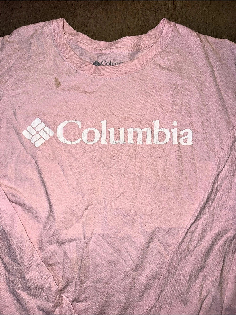 Columbia Pink Long Sleeve Tee